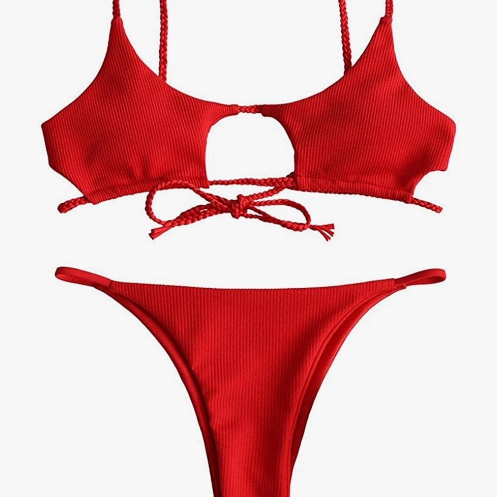 Zaful Red Bikini